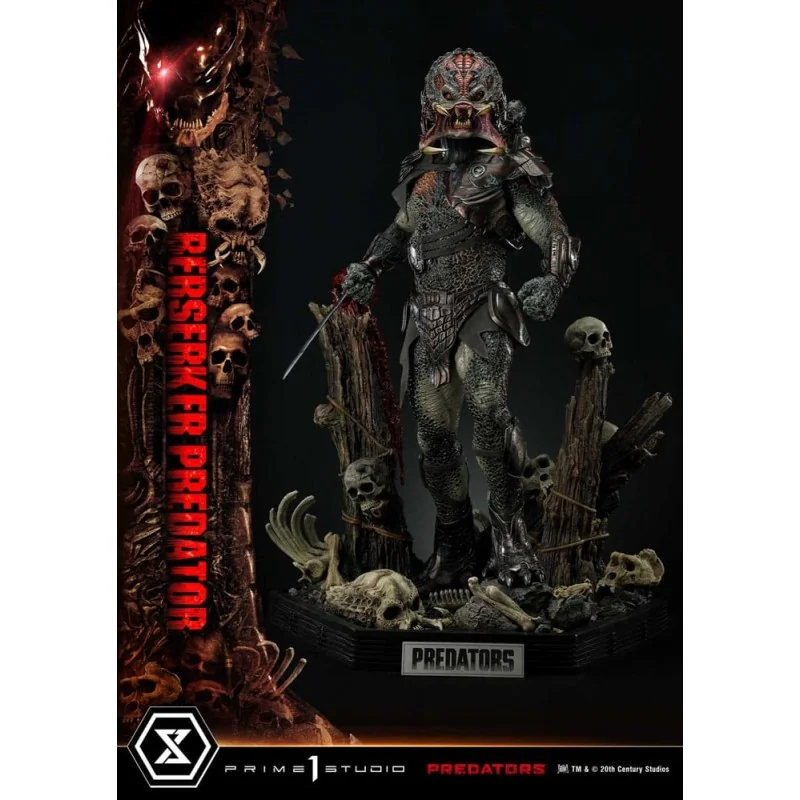 Predators statuette Berserker Predator Deluxe Bonus Version 100 cm