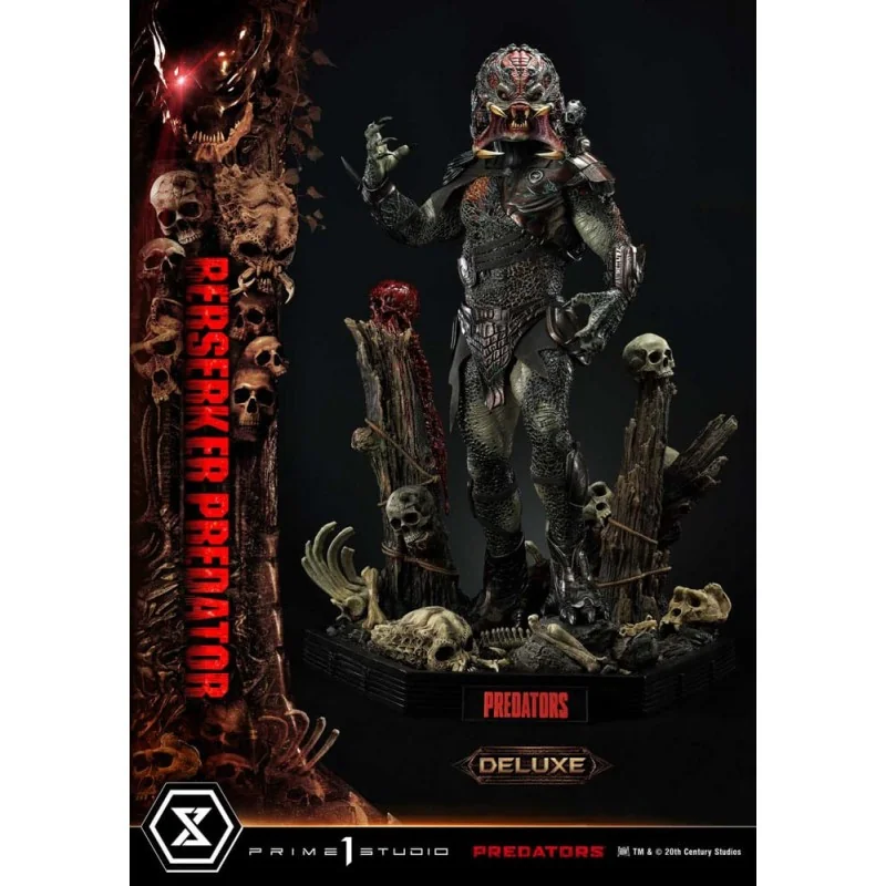 Predators statuette Berserker Predator Deluxe Bonus Version 100 cm