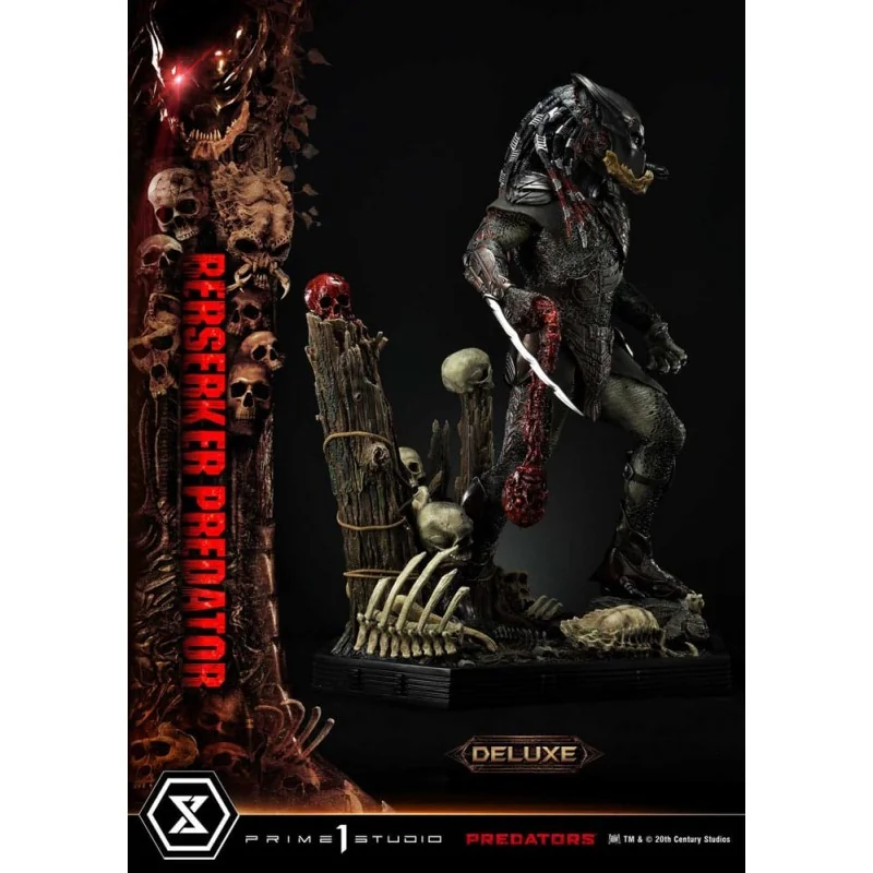 Predators statuette Berserker Predator Deluxe Bonus Version 100 cm