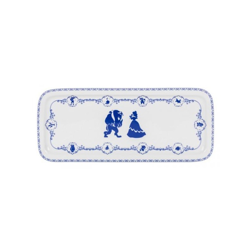 DISNEY - BEAUTY & THE BEAST - Plat à Cake 'Porcelaine'