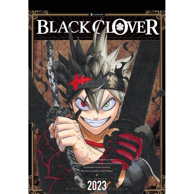 BLACK CLOVER - Calendrier 2023