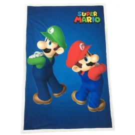 SUPER MARIO - Mario & Luigi - Plaid '100X150cm'