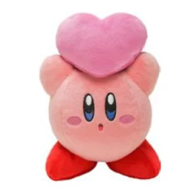 KIRBY - Kirby avec coeur - Peluche 16cm