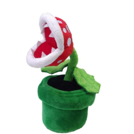 SUPER MARIO - Plante Piranha - Peluche 23cm