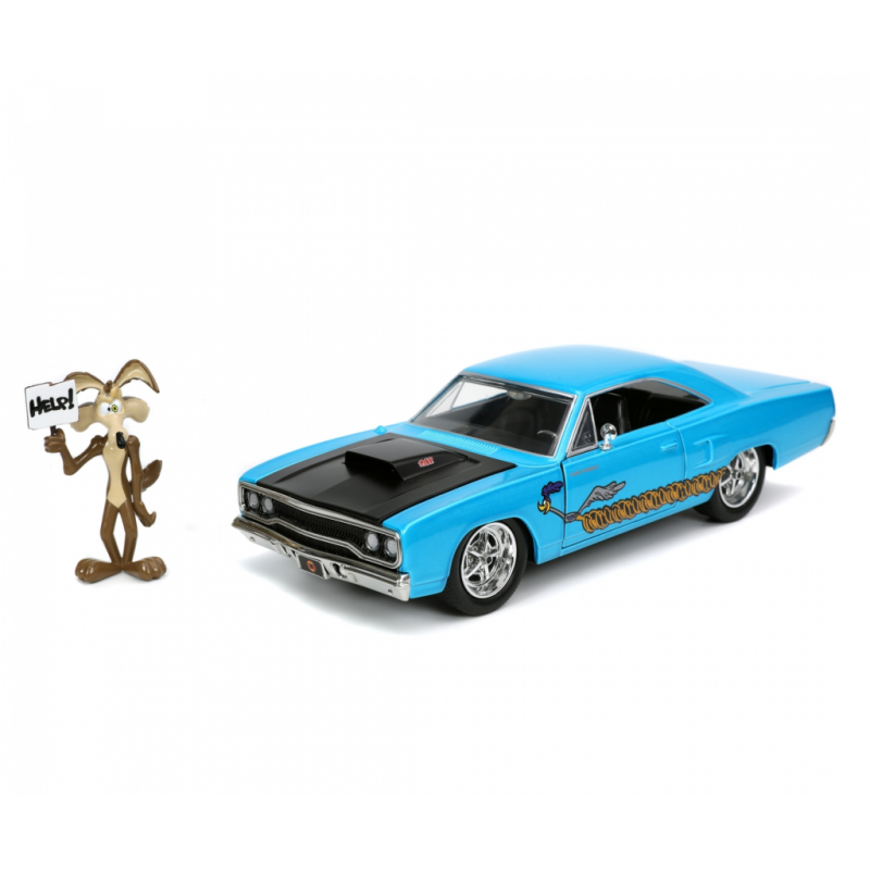 LOONEY TUNES - Coyote & 1970 Plymouth Roadrunner - 1:24