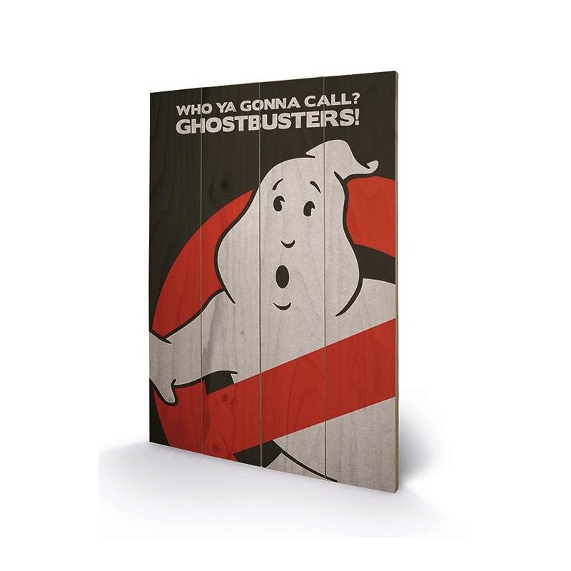 GHOSTBUSTERS - Logo - Impression sur bois 40x59cm