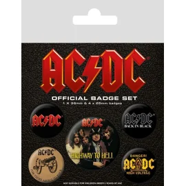 AC/DC - Pack de 5 badges