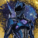 POWER RANGERS MOVIE - Canvas 40X40 '18mm' - Blue Ranger Pose