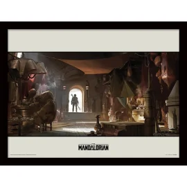 STAR WARS - The Mandalorian : Entrance - Impression encadrée 30x40cm