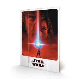 STAR WARS 8 The Last Jedi - Impression sur bois 40x59cm