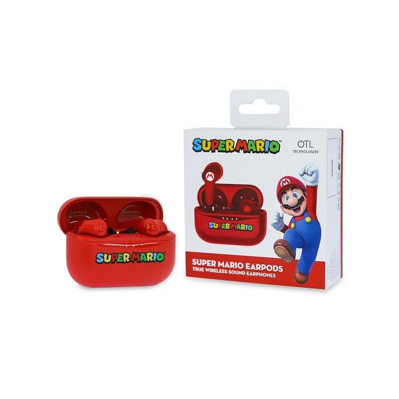 NINTENDO - Earpods Audio True Wireless Sound - Mario (Rouge)