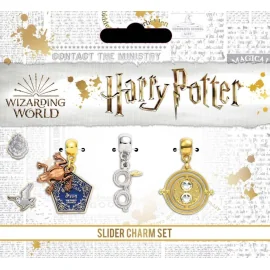 HARRY POTTER - Set de 3 Charmes Plaqué Argent