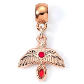 HARRY POTTER - Phénix Rose Gold - Charme pour Collier & Bracelet