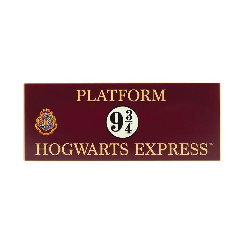 HARRY POTTER - 9 3/4 - Lampe '30x14cm'