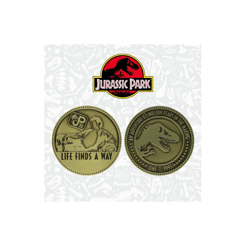 JURASSIC PARK - 30ème Anniversaire - Pièce Collector Edition Limitée