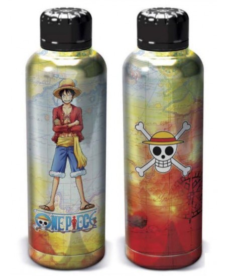 Stor ONE PIECE - Grande Bouteille Isotherme - Gourde réutilisable EQUIPAGE  LUFFY- Bouteille transportable - 780 ml