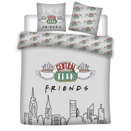 FRIENDS - Parure de lit 240x220 - Central Perk '100% microfibre'