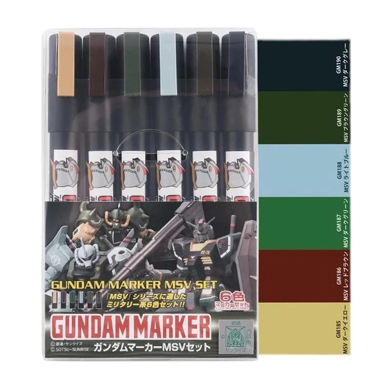 GUNDAM - Gundam Marker AMS-127 MSV Set