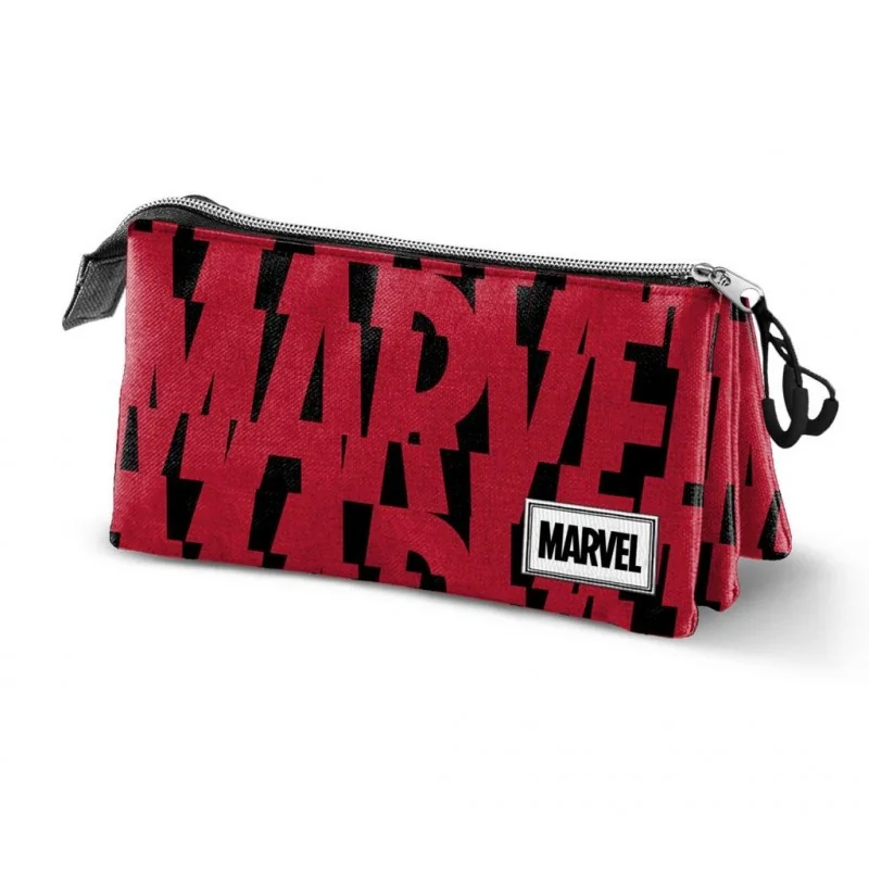 MARVEL- Plumier 3 comp '23x11x10' - Matière Recyclée