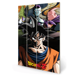 DRAGON BALL Z - Under The Shadow of Evil - Impression sur bois 40x59cm