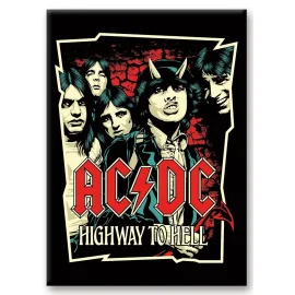 AC/DC - Highway To Hell - aimant 6.3x8.9cm