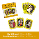 FRIENDS - Cartes à jouer en forme de moment de la série TV