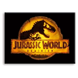 JURASSIC WORLD - Logo - aimant 6.3x8.9cm