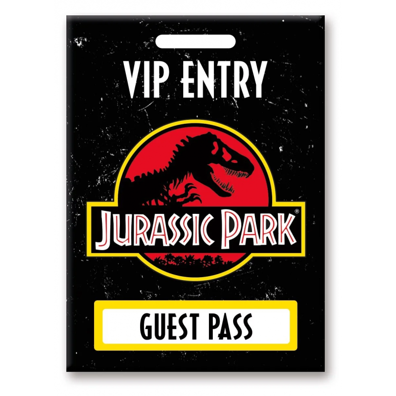 JURASSIC PARK - Laissez-passer pour les Invités - aimant 6.3x8.9cm