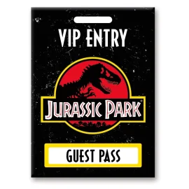 JURASSIC PARK - Laissez-passer pour les Invités - aimant 6.3x8.9cm