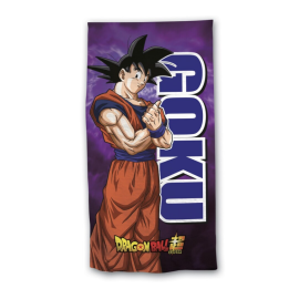 DRAGON BALL SUPER - Goku - Serviette de Plage 100% Polyester 70x140cm