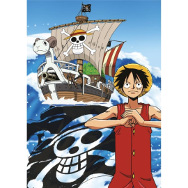 ONE PIECE - Plaid Polaire 100% Microfibre 70x140cm