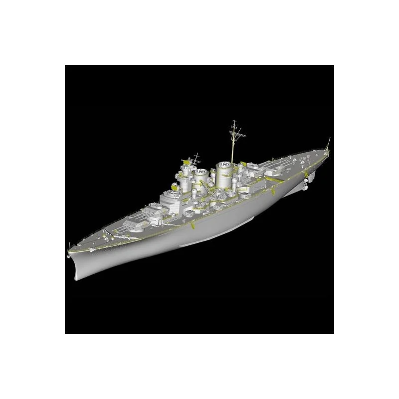 Maquette plastique de bateau militaire Allemand DKM h Class 1:350