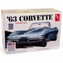 Maquette plastique de voiture Chevrolet Corvette cabriolet 1963 1:25