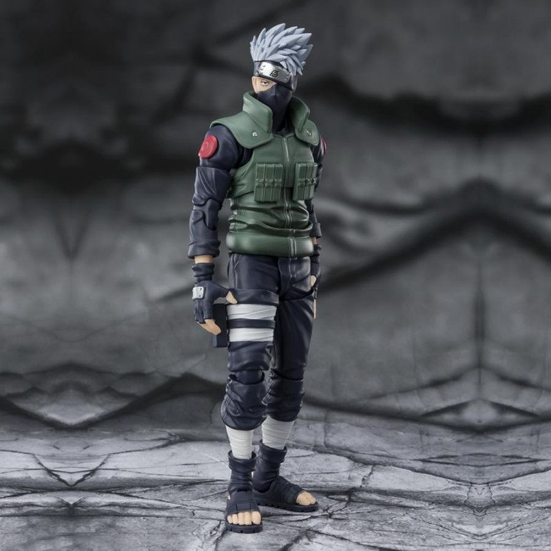 Naruto Shippuden SH Figuarts Hatake Kakashi Famed Sharingan Hero 15cm