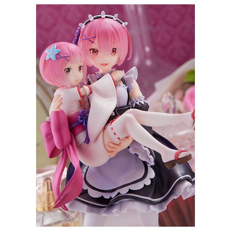 Re:Zero Starting Life in Another World Ram & Childhood Ram 23 cm