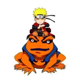 Naruto Shippuden lampe Naruto and Gamakishi 20 cm