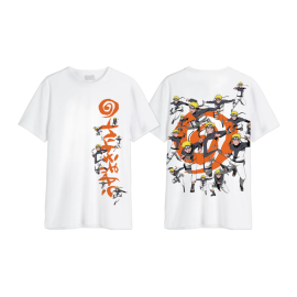 NARUTO SHIPPUDEN - Multiclonage - T-Shirt Oversize Homme 