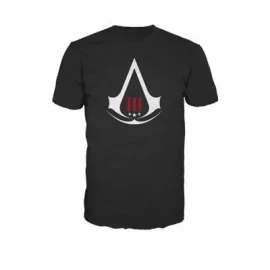 ASSASSIN'S CREED 3 - T-Shirt Black - Crest Logo (S)