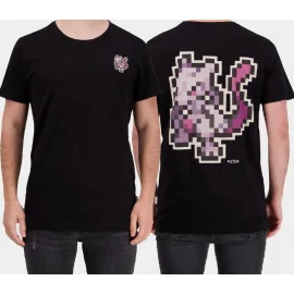 POKEMON - Pixel Mewtwo - T-Shirt Homme 