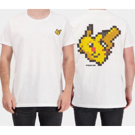 POKEMON - Pixel Pikachu - T-Shirt Homme (XXL)