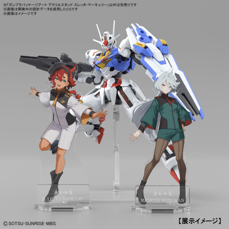 Gunpla Pack Art Suletta Acrylic Stand