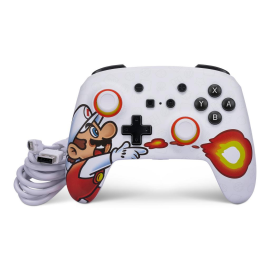 Wired Enhanced Controller Fireball Mario - Nintendo Switch