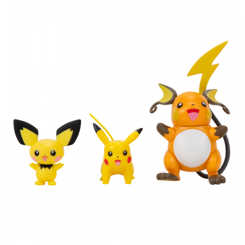 POKEMON - Pichu, Pikachu, Raichu - Multipack Evolution