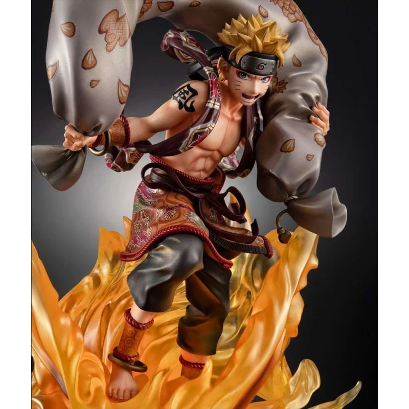 Figurine Naruto en Mode Quatre Queues avec LED - Naruto Shippuden