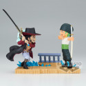 ONE PIECE - Zoro VS Mihawk - WCF Log Stories 7cm