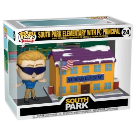 South Park : Le Bâton de la vérité POP! Town Vinyl figurine SP Elementary w/PC Principal 9 cm