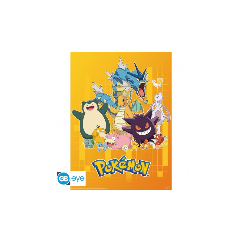 Set of 2 posters in Chibi design, Pokémon Poster