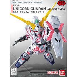 GUNDAM - SD Gundam EX-Standard 005 Unicorn (Destroy Mode) - Model Kit