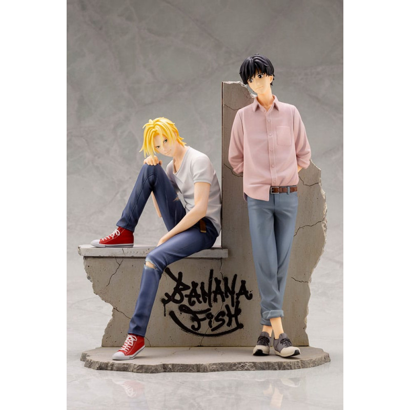 Banana Fish ARTFXJ PVC 1/8 Ash & Eiji 25 cm