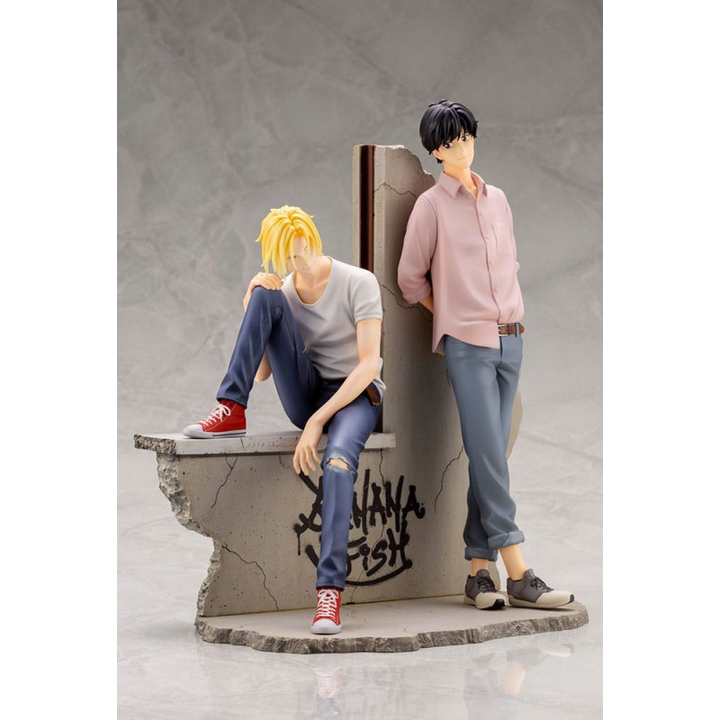 Banana Fish ARTFXJ PVC 1/8 Ash & Eiji 25 cm